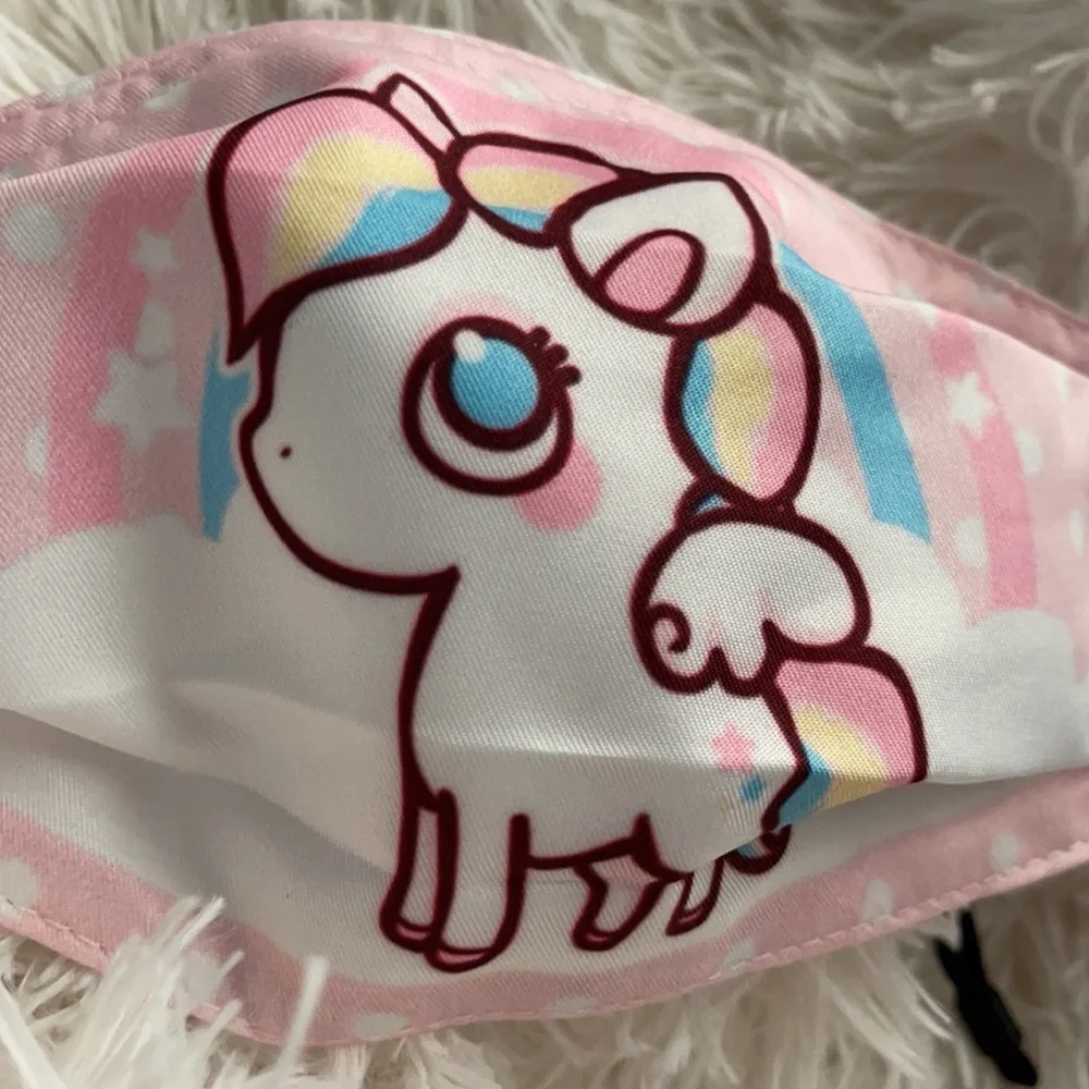 New kid’s unicorn face mask